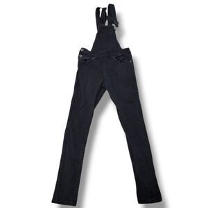 Liquor N Poker Overalls Size 6 W25"xL27" Women's Denim Overalls Skinny Leg Jeans
